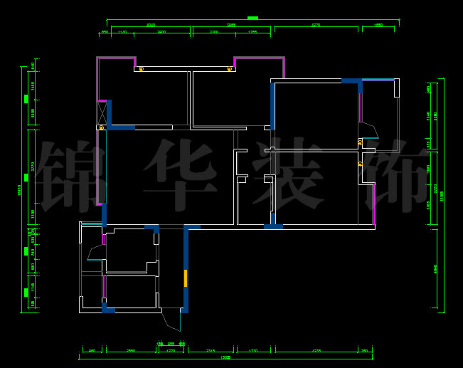 龍鳳玫瑰園140平米 戶型