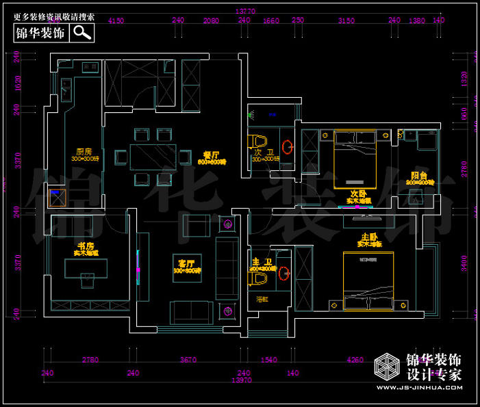 萬(wàn)達(dá)華府2-1 戶(hù)型