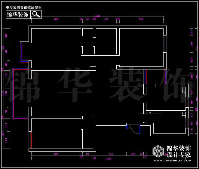 金陵尚府A3戶型142平方 戶型