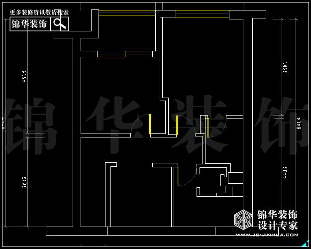 德盈國際廣場B2戶型68平米  戶型